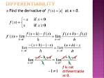 How Does One Prove Differentiability?