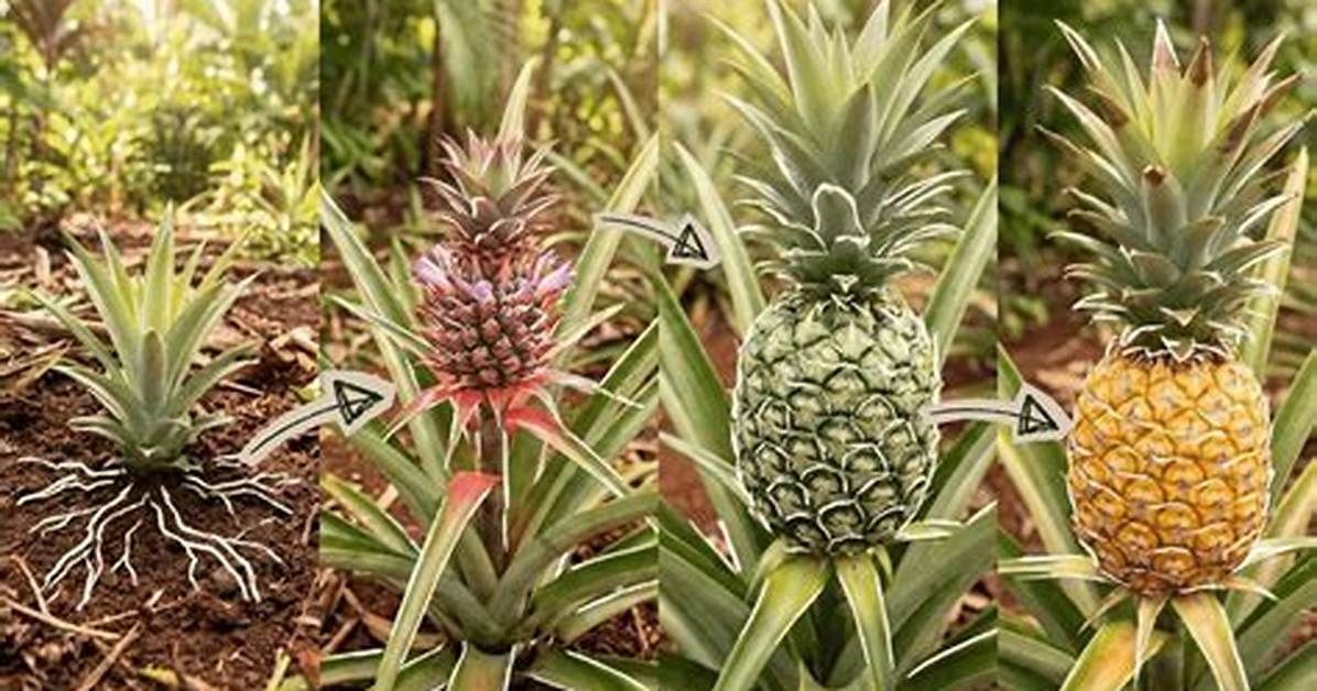 How Does Pineapple Grow