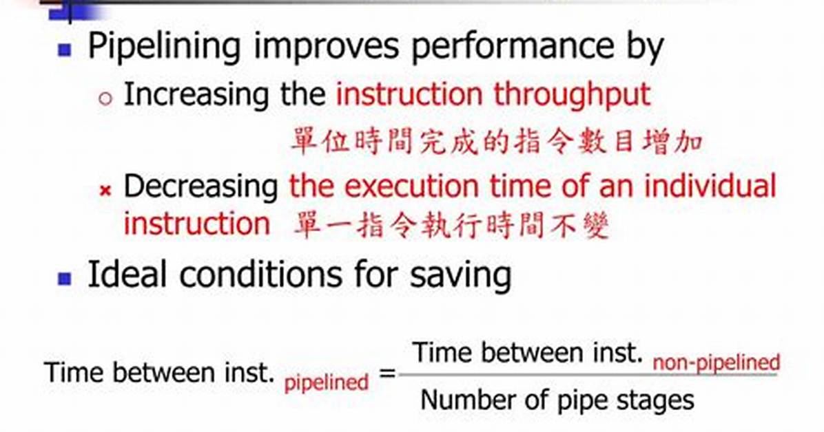 How Does Pipelining Improve Performance?