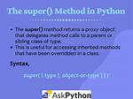 How Does Python's Super() Work with Multiple Inheritance?