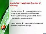 How Does Sapir Define Language?