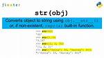 How Does Str(List) Work?