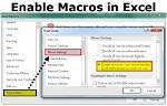 How Enable Macros in Excel?
