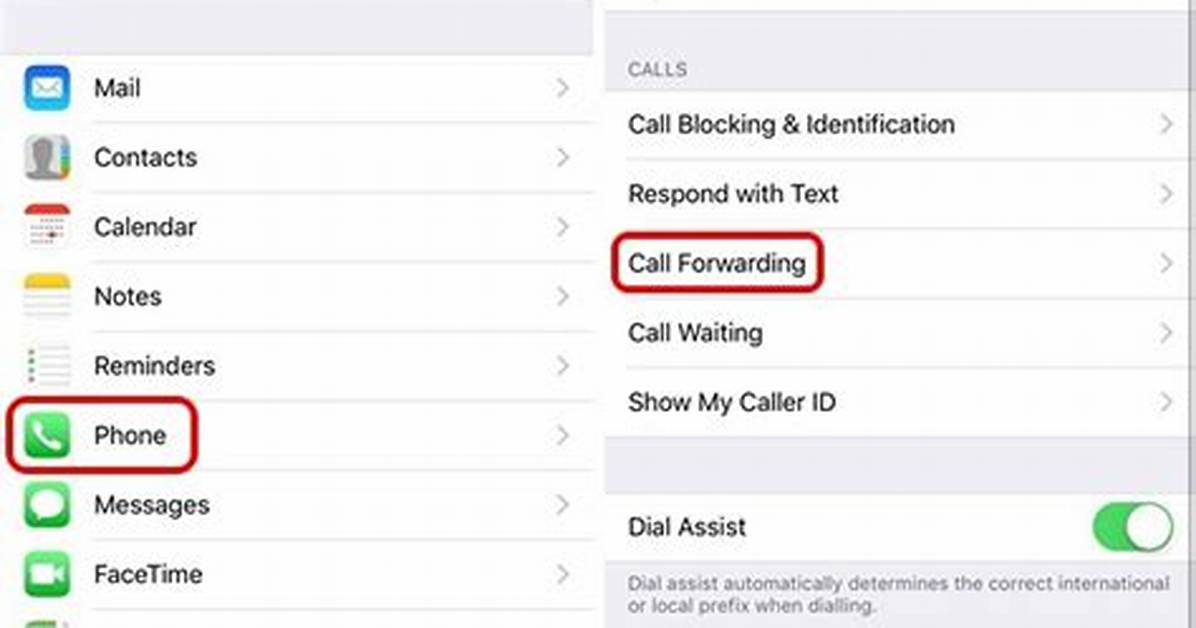 How Forward Calls Iphone?
