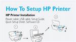 How Get Hp-Setup to Install Printer?