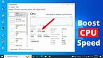 How Increase Processor Speed?