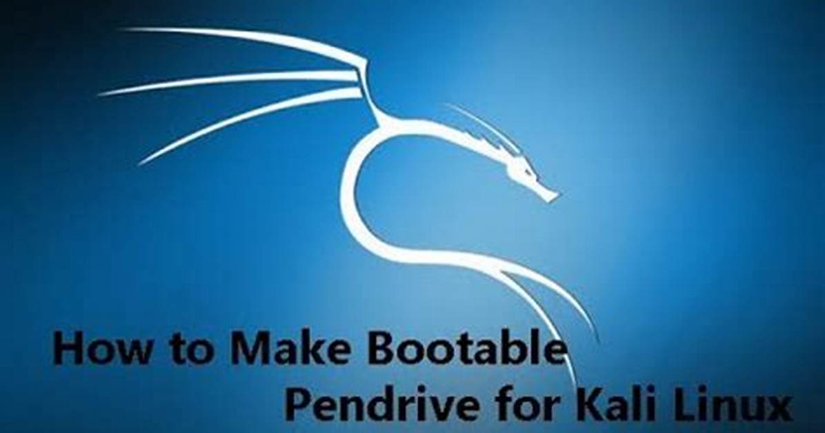 How Install Kali Linux with Bootable Pendrive?