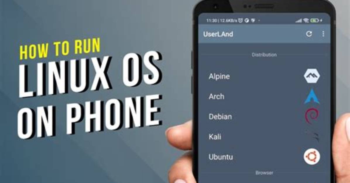 How Install Linux Os on Mobile?
