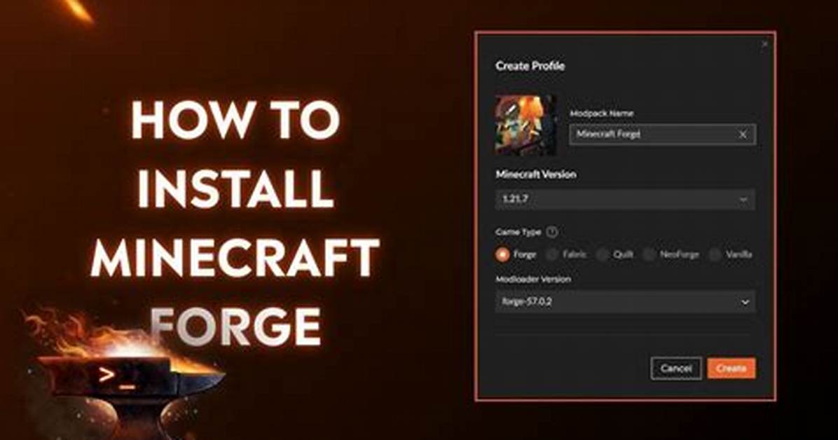 How Install Minecraft Forge