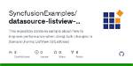 How Is Listview. Datasource Used?