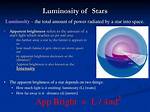 How Is Luminosity Calculated?