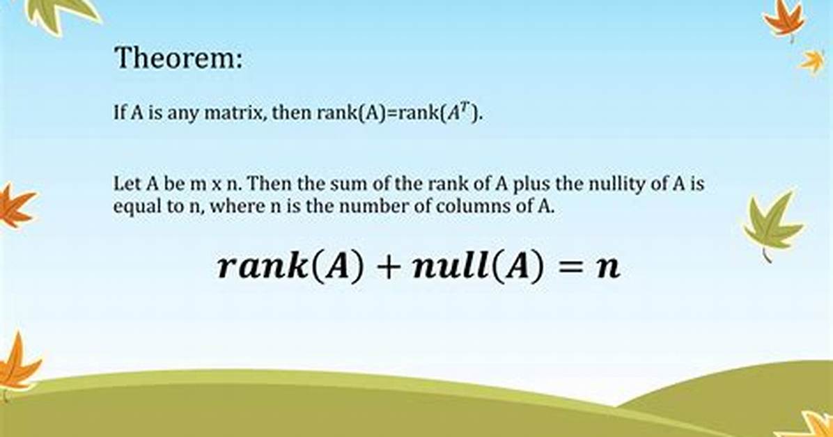 How Is Nullity Defined?
