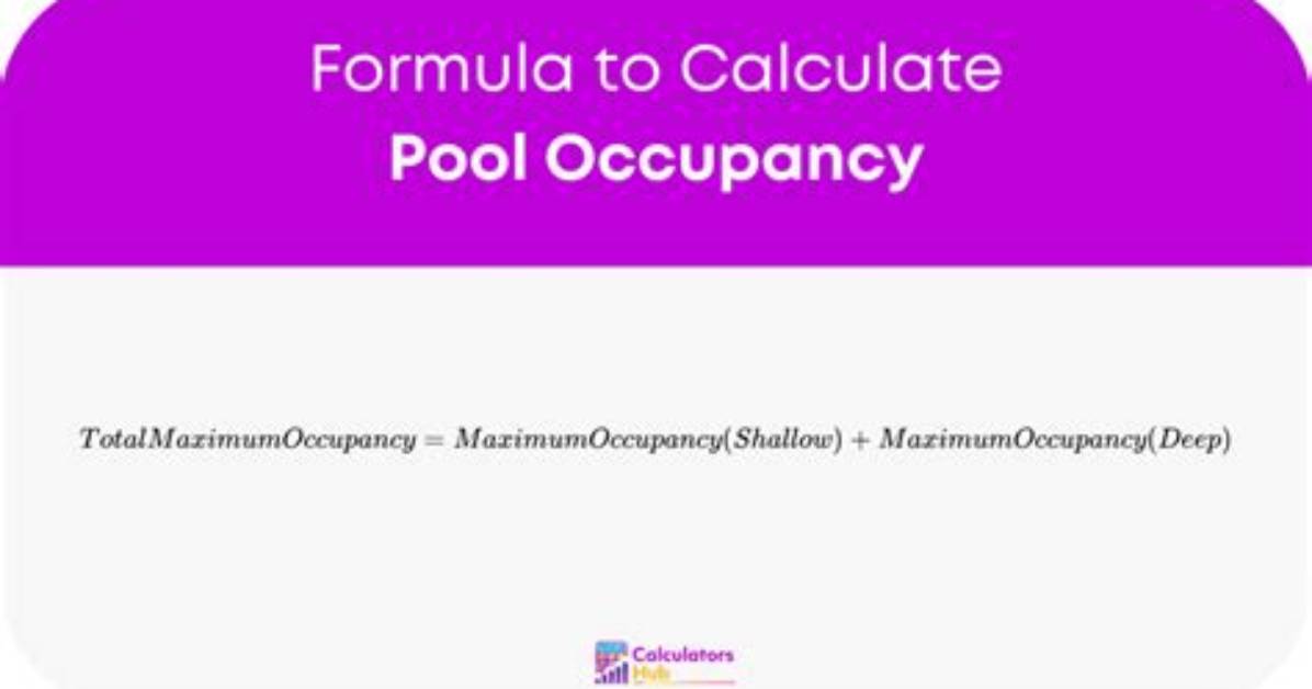 How Is Pool Occupancy Calculated?