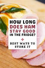How Long Does Ham Last