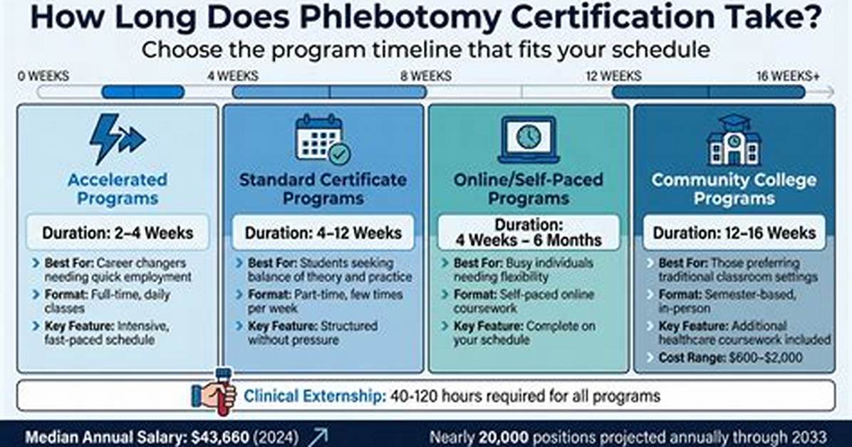 How Long Is a Phlebotomy Program