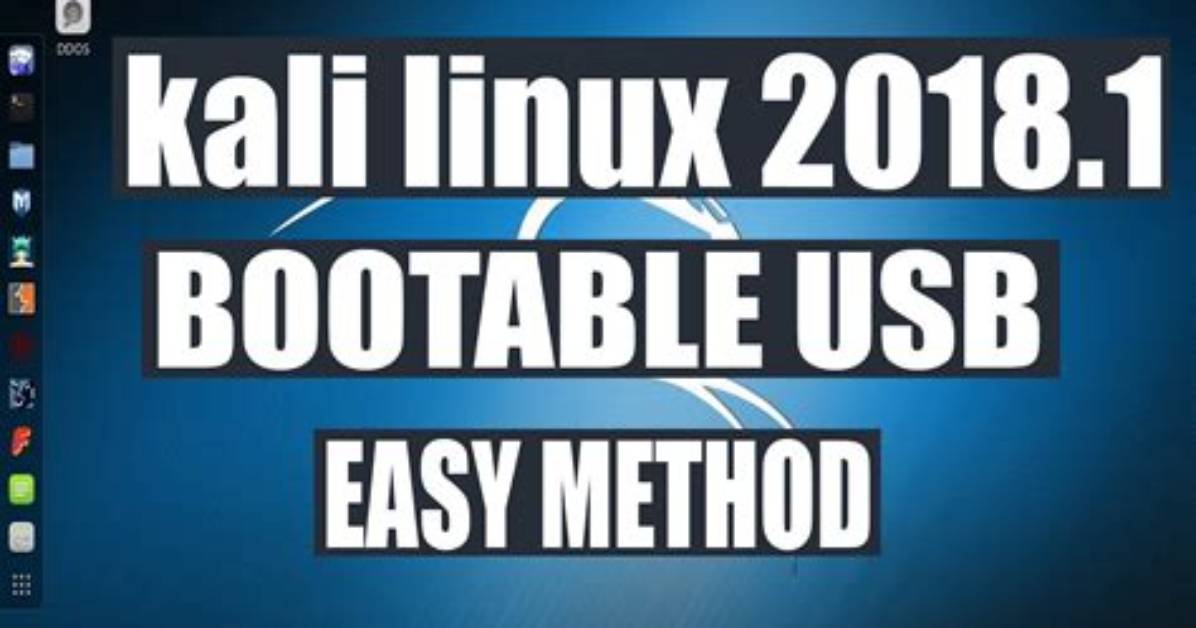 How Make Kali Linux Usb Persistent?