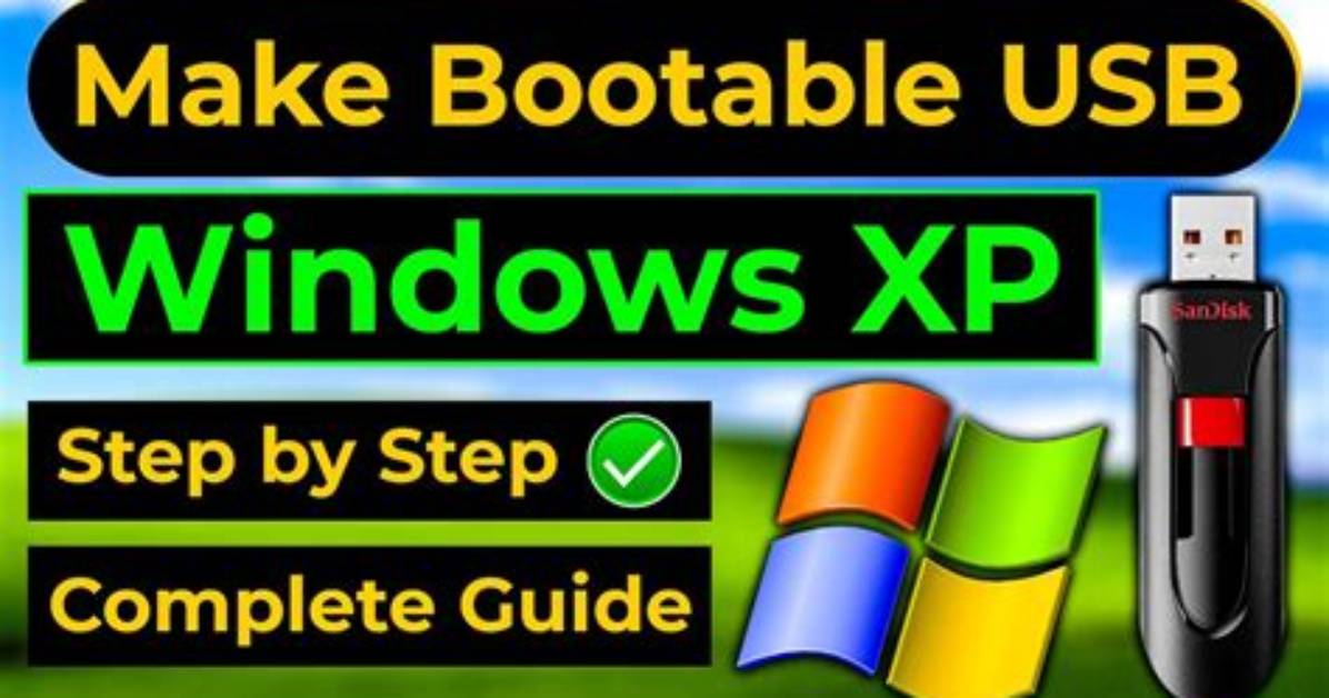 How Make Windows Xp Bootable?