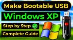 How Make Windows Xp Bootable?