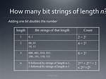 How Many Bit Strings Have. ..