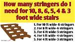 How Many Stringers Do I Need for 40 Inch Stairs