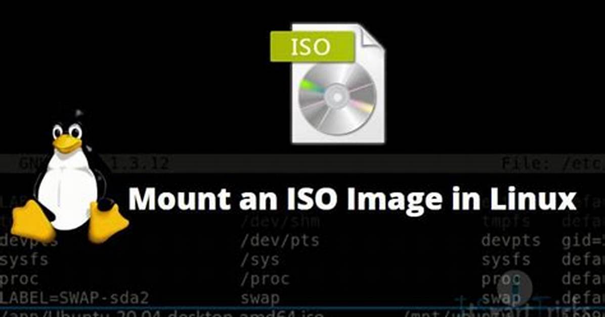 How Mount Iso Cdrom Linux?