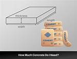 How Much Cement Do I Need