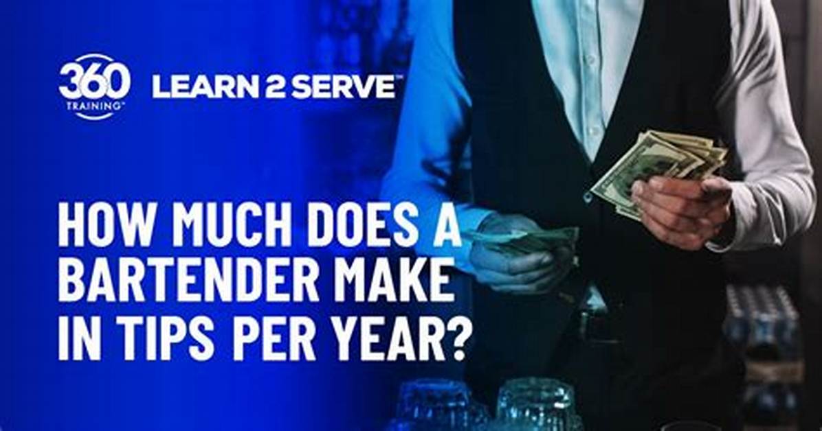 How Much Does a Bartender Make