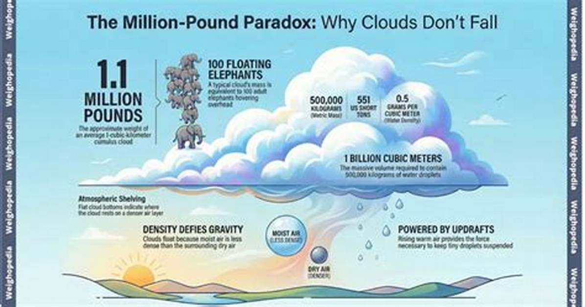 How Much Does a Cloud Weigh?