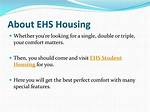 How Much Is Ehs Housing?
