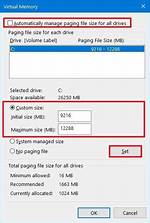 How Much Virtual Memory Should I Set for 16Gb Ram?