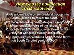 How Nullification Crisis Resolved?