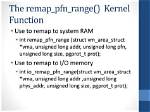 How Remap_Pfn_Range Remaps Kernel Memory to User Space?