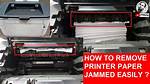 How Remove Jammed Paper?