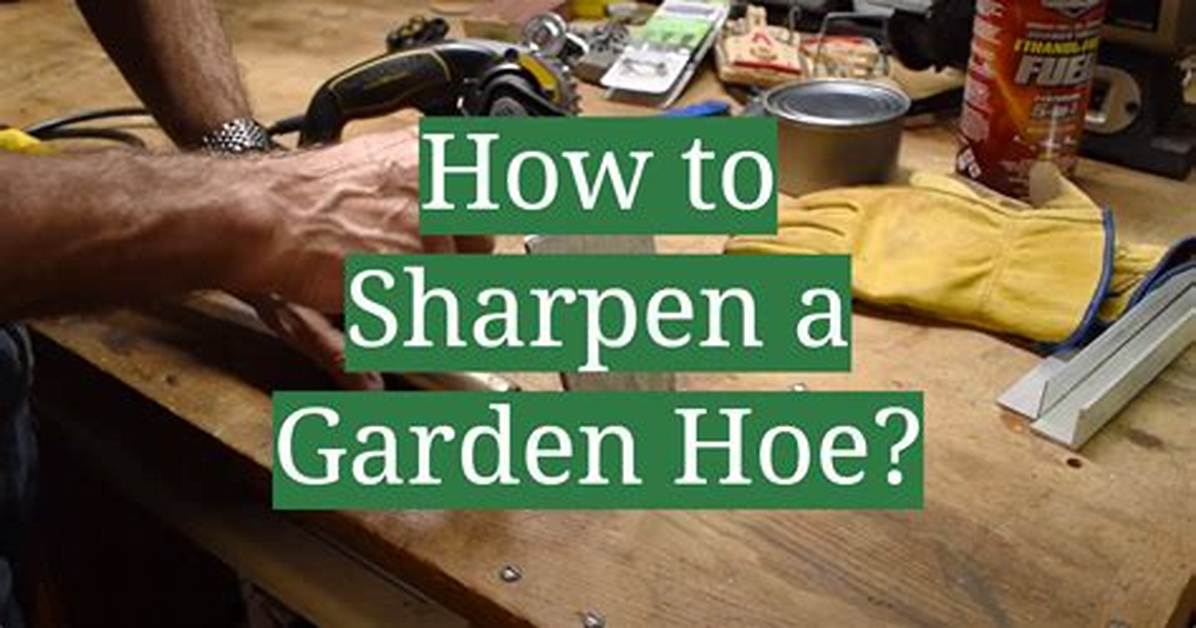 How Sharp Should a Hoe Be