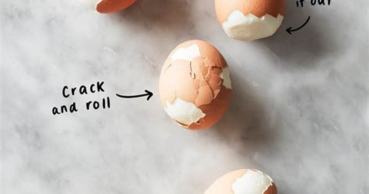How Shell Hard Boiled Egg?