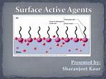 How Surface Active Agents Act?