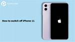 How Switch off Iphone 11?