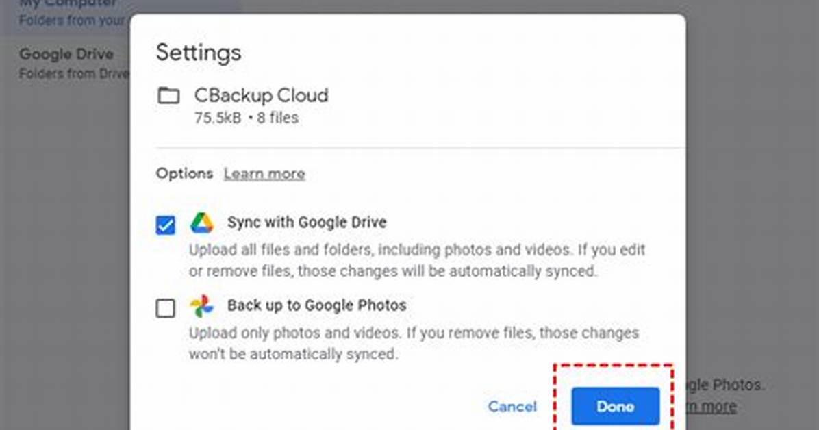 How Sync Google Drive?