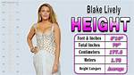 How Tall Is Blake Lively? a Comprehensive Look at the Actress' Height and More