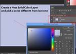 How to Add a Solid Color Layer in Photoshop?