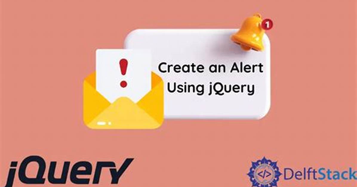How to Alert Using jQuery