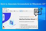 How to Annotate Screenshots with Windows 10'S Snip & Sketch