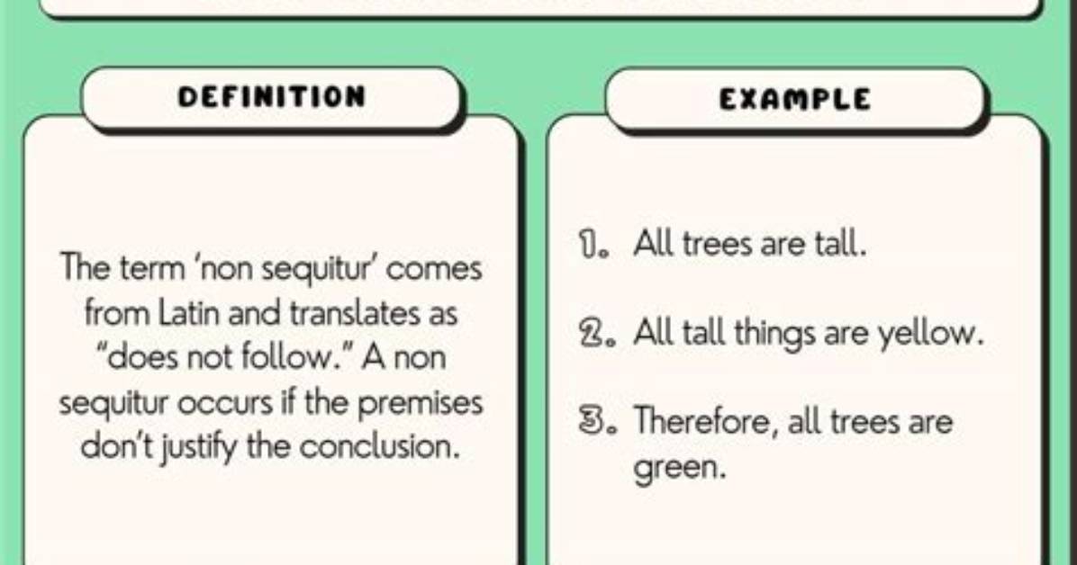 How to Avoid Non Sequitur?