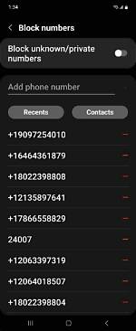 How to Block Numbers Android?