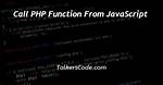 How to Call a Php Function on the Click of a Button