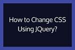How to Change Css Using jQuery?