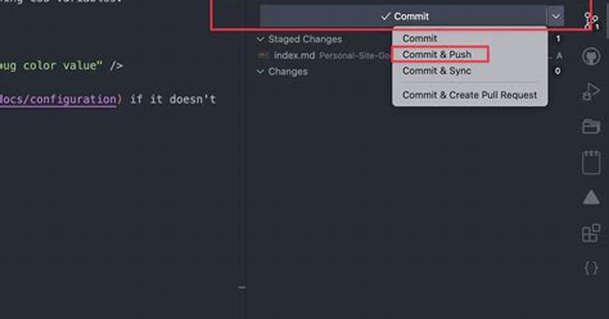 How to Commit Changes to Another Pre-Existent Branch