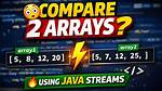How to Compare Two Streams in Java 8