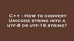 How to Convert a String to Utf-8 in Python