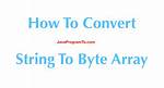 How to Convert Byte Array to String [Duplicate]